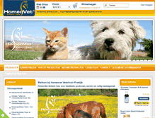 Tablet Screenshot of homeovet.nl