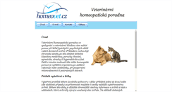 Desktop Screenshot of homeovet.cz