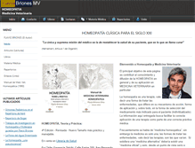 Tablet Screenshot of homeovet.cl